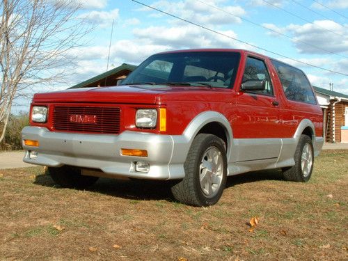 1993 gmc typhoon garnet red low miles beautiful condition &amp; extremely rare