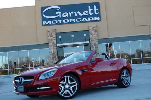 2012 mercedes slk350~sexy red/tan~navigation~hk sound~clean title car~we finance