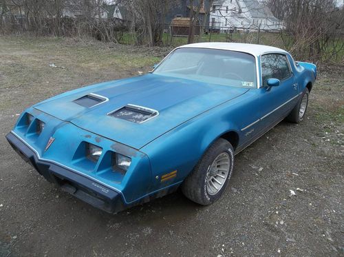 1979 pontiac firebird formula trans am project restoration car runs!