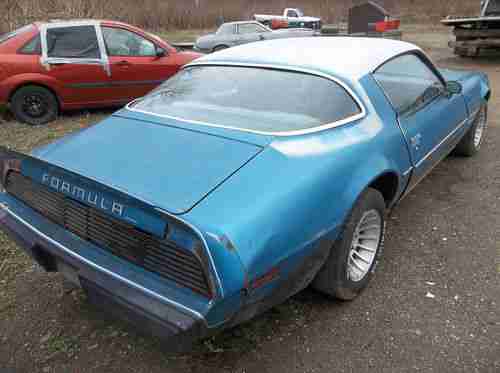 1979 Pontiac Firebird Formula Trans Am Project restoration Car RUNS!, US $2,200.00, image 5