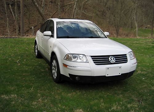 Vw passat sedan one owner white gray interior most all options