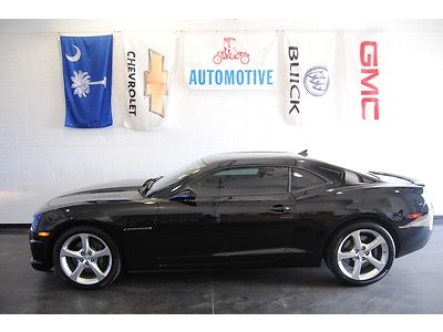 Camaro chevrolet 2013 black cloth ss v8 8 cylinder manual spoiler alloy