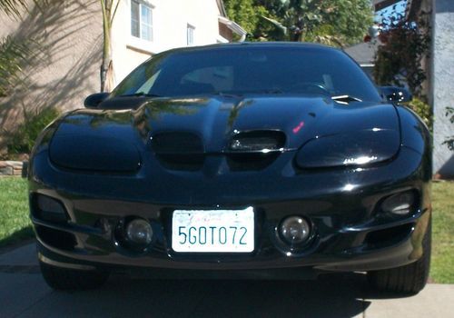 2000 trans am ws-6 ram air 6 speed black on black ca car