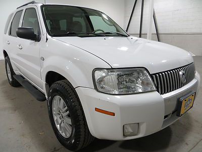 2005 mercury mariner v6 fwd white /tan interior a.m/ f.m  cd player 89,862 !!!!!