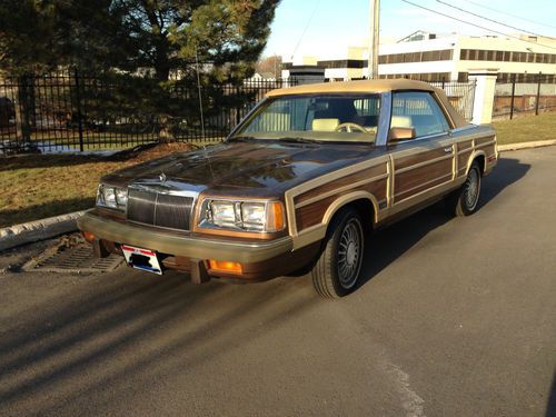 Chrysler lebaron mark cross convertible (1986), low miles - perfect condition*