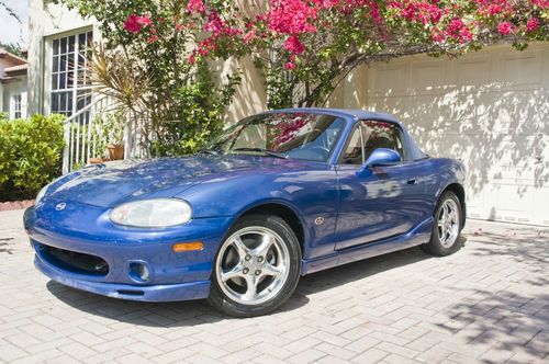 1999 mazda miata mx-5 10th anniversary limited edition #0705 100% florida car