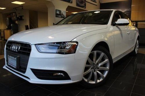 2013 audi a4 white !  premium plus navigation audi advanced key