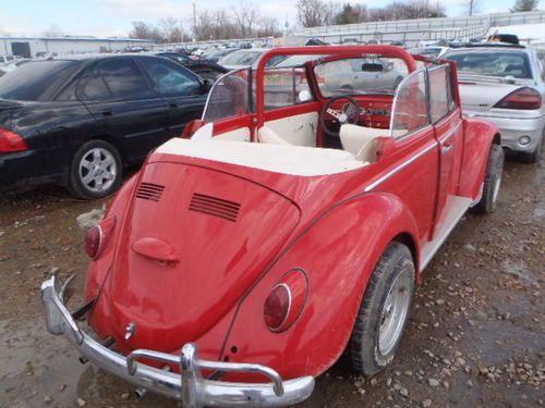 1966 vw bug bettle convertible. drives!  engine runs great