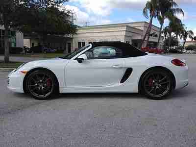 2013 PORSCHE BOXSTER S 1 OWNER FLORIDA CAR 2542 MILES! INFOTAINMENT PREMIUM SAVE, image 4
