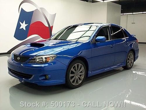 2009 subaru wrx premium awd sedan 5-spd sunroof nav 39k texas direct auto