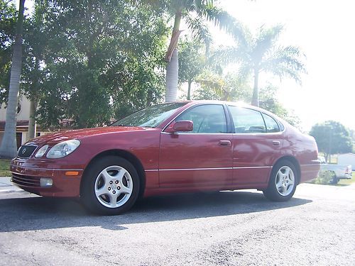 1999 lexus gs400 gs 400 red with tan leather interior 153k miles florida car wow