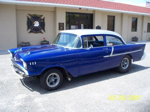 1957 chevy 327 4-speed gasser