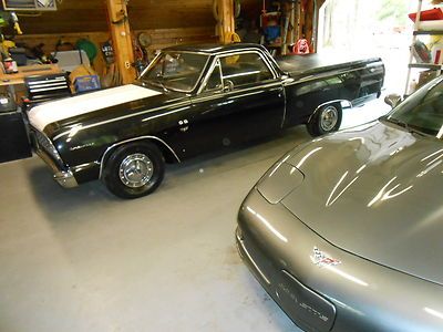 1964 chevrolet elcamino chevelle/malibu  pristine! black beauty! we  export!