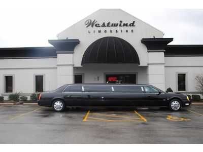 Limo, limousine, cadillac, deville, super stretch, luxury, 2004, black limo