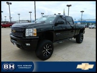 2012 chevrolet silverado 2500hd 4wd crew cab ltz duramax, sunroof, nav, lifted