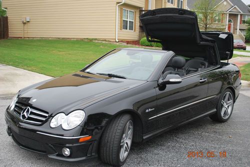 2008 mercedes benz clk63 amg convertible roadster no reserve