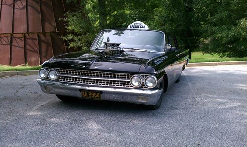 1961 ford galaxie hot rod taxi, "speedy cab", 429 thunderjet, dual quads!