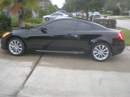 2011 infiniti g37 journey coupe 2-door 3.7l - black/black, navigation-loaded!