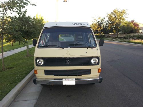 1984 volkswagen vanagon westfalia campmobile van camper 3-door 1.9l