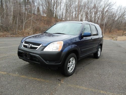 Honda cr-v ex / suv / awd / sun roof / no reserve / 4-door 2.4l / mint / 5 speed