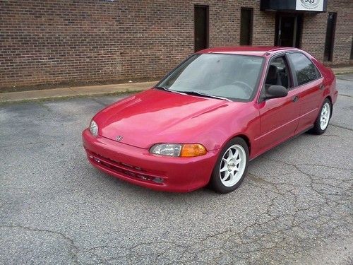 Honda civic 4 door sedan ( boosted)