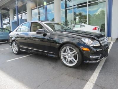 Factory certified! 2013 mercedes-benz c250 sportsedan glasssunroof/premium 1pkg