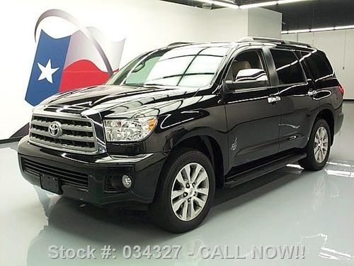 2011 toyota sequoia ltd sunroof nav rear cam dvd 29k mi texas direct auto