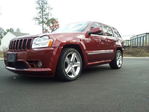 2007 red jeep grand cherokee srt8, 2 owners, 82k, great condition