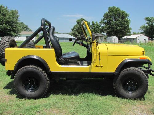 1984 jeep cj7 v8 304 automatic wrangler 4x4 hardtop yellow convertible