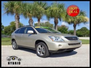 2007 lexus rx 400h hybrid navigation/leather/sunroof low miles factory warranty