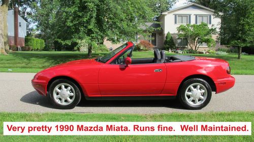 1990 mazda miata base convertible 2-door 1.6l