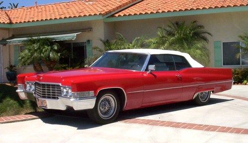 1969 cadillac deville base convertible 2-door 7.7l