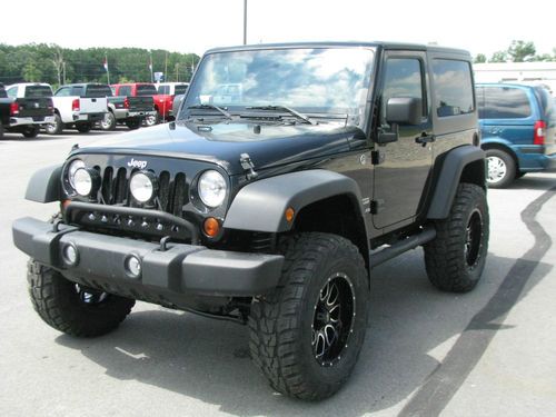 Lifted 2011 jeep wrangler sport 2-door 3.8l *brand new lift, wheels and tires!*