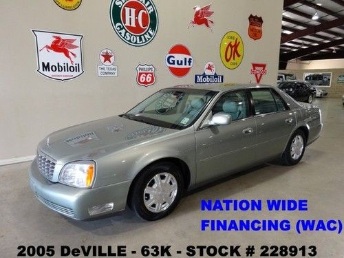 2005 deville,v8,heated/cool leather,onstar,16in wheels,63k,we finance!!