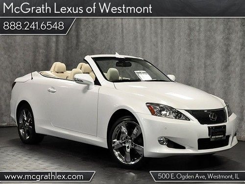 2010 is250c navigation convertible navigation lexus certified