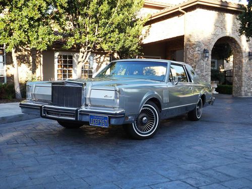 1981 lincoln mark vi, 2 door coupe