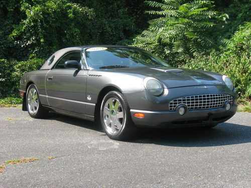 2003 ford thunderbird with hardtop no reserve