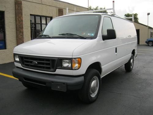 2003 ford e250 1owner 139k v8 5.4l auto a/c am/fm clean pa title runs 100% nice