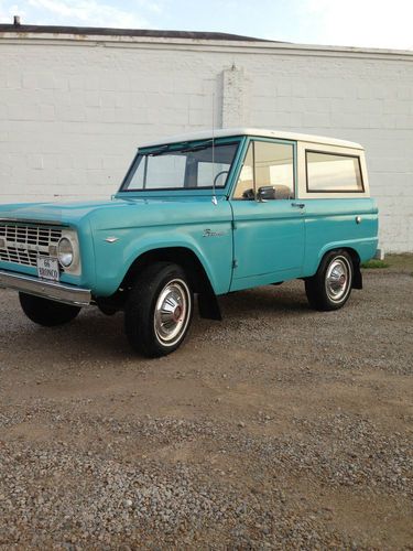 1966 ford bronco 4x4. the first year of the bronco. all original. nice.