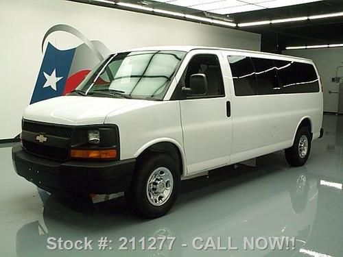 2008 chevy express 3500 extended 6.0l v8 15-pass 72k mi texas direct auto