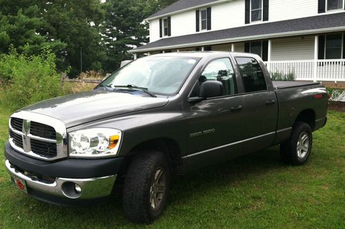 2007 dodge ram 1500 quad cab trx4 off road 4x4 4.7l v8 flex fuel