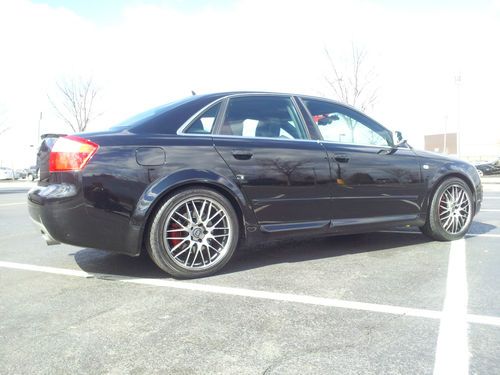 2005 audi s4 6spd manual  black\black