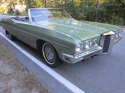 1970 bonneville convertible  survivor 455 original top, interior and boot