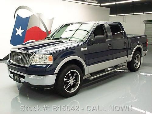 2006 ford f150 crew xlt bucket seats 2-tone paint 20's texas direct auto