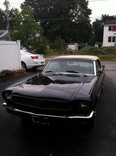 1966 ford mustang base 3.3l convertible