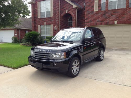 2007 land rover range rover sport hse sport utility 4-door 4.4l exc cond salvage