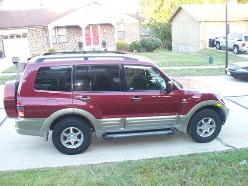 2002 mitsubishi montero sport limited sport utility 4-door 3.5l