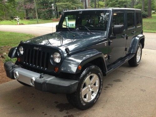 2008 jeep wrangler sahara unlimited 4dr 4x4 auto