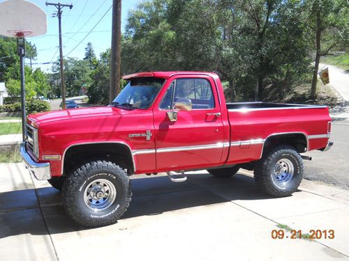 1986 chevrolet chevy k10 4x4 custom deluxe scottsdale