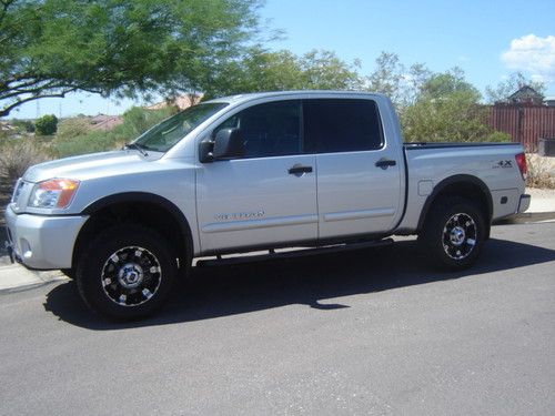 2008 nissan titan pro-4x crew cab with less than 43,000 miles